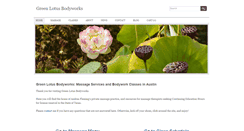 Desktop Screenshot of greenlotusbodyworks.com